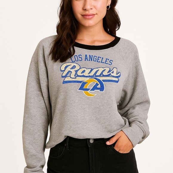 NFL Other - NWT Los Angeles Rams Girls NFL Team Apparel Gray Sweatshirt XL 14/16 – Cozy Flee